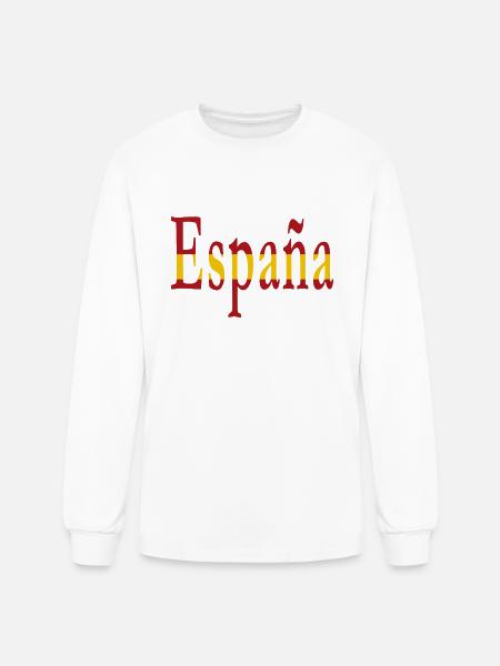 Espana green funny - Men's Long Sleeve T-Shirt - white