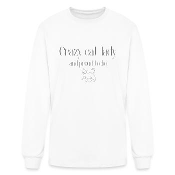 Proud Crazy Cat Lady - Men's Long Sleeve T-Shirt - white - Front
