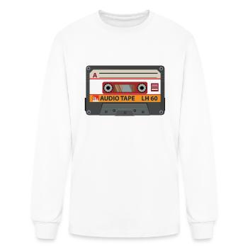 Vintage Audio Tape - Men's Long Sleeve T-Shirt - white - Front
