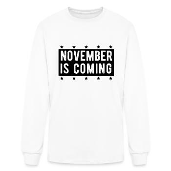 November Is Coming - Men's Long Sleeve T-Shirt - white - Front