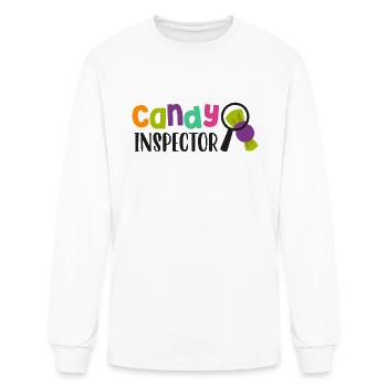 Candy Inspector - Men's Long Sleeve T-Shirt - white - Front