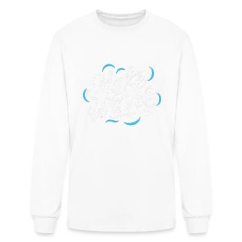 Make Waves - Men's Long Sleeve T-Shirt - white - Front