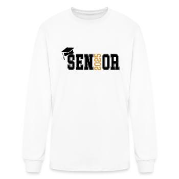 Senior 2025 - Men's Long Sleeve T-Shirt - white - Front