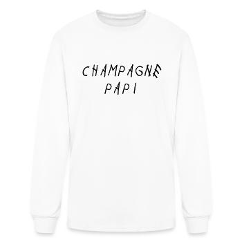 Champagne papi - Men's Long Sleeve T-Shirt - white - Front