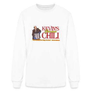 THE OFFICE Kevin Malone 7 - Men's Long Sleeve T-Shirt - white - Front