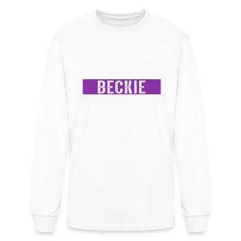 The Amazing Beckie First Name Birthday - Men's Long Sleeve T-Shirt - white - Front