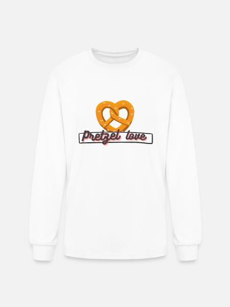 Pretzel lover - Men's Long Sleeve T-Shirt - white