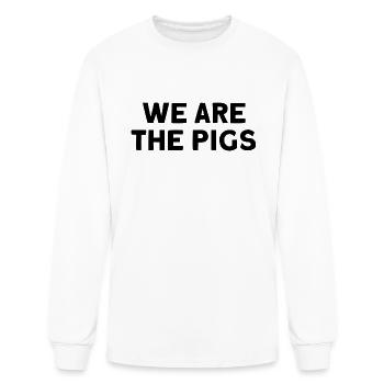 We Are The Pigs black music summer - Men's Long Sleeve T-Shirt - white - Front