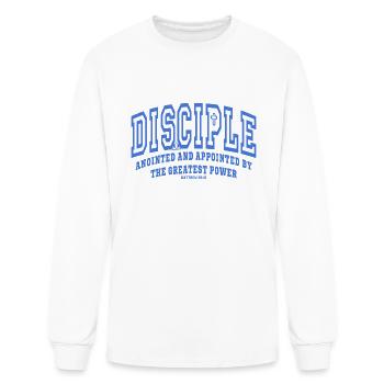 Disciple Anointed And Appointed Christian Bible - Men's Long Sleeve T-Shirt - white - Front