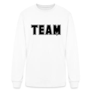 The Team - Men's Long Sleeve T-Shirt - white - Front