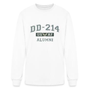 Dd-214 Us Air Force Alumni Abu - Men's Long Sleeve T-Shirt - white - Front