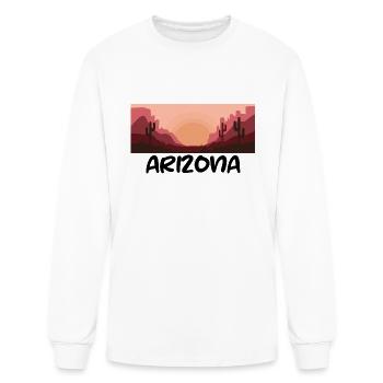 Arizona Tourist Cactus - Men's Long Sleeve T-Shirt - white - Front
