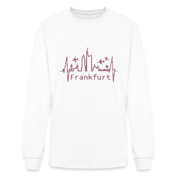 FRANKFURT - Men's Long Sleeve T-Shirt - white - Front