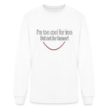 anemia iron deficiency - Men's Long Sleeve T-Shirt - white - Front