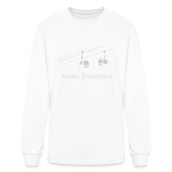 Aspen Snowmass Colorado - Men's Long Sleeve T-Shirt - white - Front
