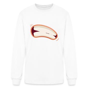 mouth - Men's Long Sleeve T-Shirt - white - Front