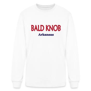 Bald Knob Arkansas nostalgia - Men's Long Sleeve T-Shirt - white - Front