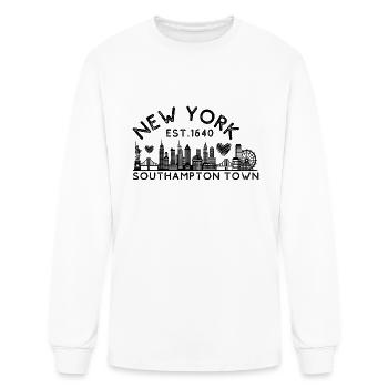Southampton Town New York Established 1640 - Men's Long Sleeve T-Shirt - white - Front