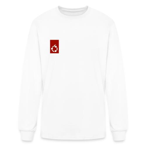 Edubuntu Logo 2023 - White - Men's Long Sleeve T-Shirt