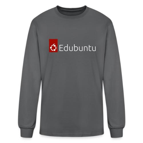 Edubuntu Logo 2023 - White - Men's Long Sleeve T-Shirt