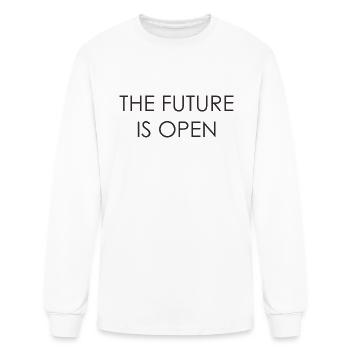 The Future Is Open - Men's Long Sleeve T-Shirt - white - Front