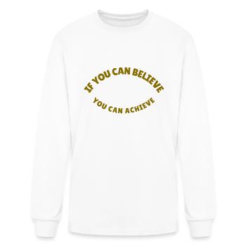 motivation - T-shirt à manches longues Homme - blanc - Devant