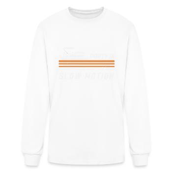 Party In Slow Motion - Men's Long Sleeve T-Shirt - white - Front