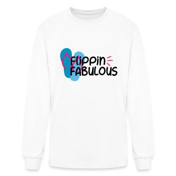 Flippin Fabulous - Men's Long Sleeve T-Shirt - white - Front