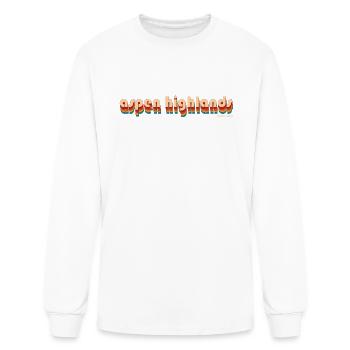 Retro Aspen Highlands Ski - Men's Long Sleeve T-Shirt - white - Front
