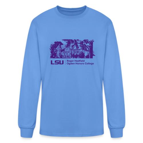 French House Sketch - Men's Long Sleeve T-Shirt