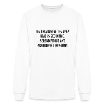 The Freedom Of The Open Road - Men's Long Sleeve T-Shirt - white - Front