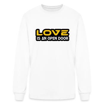 LOVE IS AN OPEN DOORTSHIRT SHIRT - Men's Long Sleeve T-Shirt - white - Front