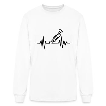 Trumpet - Men's Long Sleeve T-Shirt - white - Front