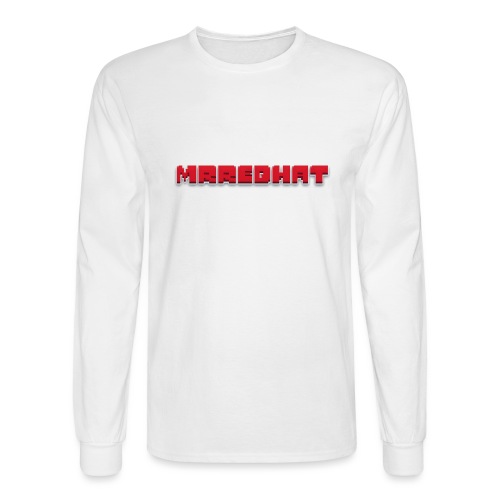 MrRedHat Plain Logo - Men's Long Sleeve T-Shirt