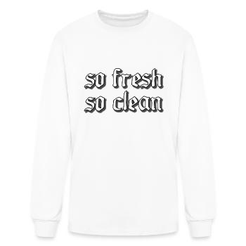 So Fresh So Clean - Men's Long Sleeve T-Shirt - white - Front