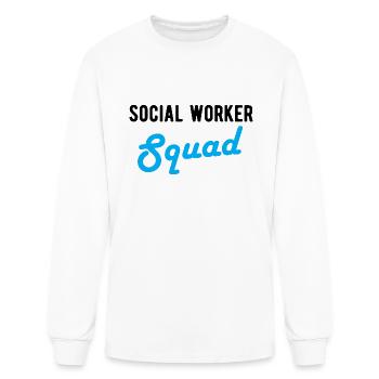 Social Worker Gradution Social Worker - Men's Long Sleeve T-Shirt - white - Front