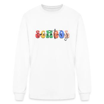 School secretary - Men's Long Sleeve T-Shirt - white - Front