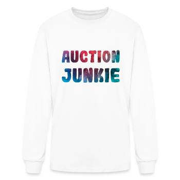 Auction Junkie watercolor - Men's Long Sleeve T-Shirt - white - Front