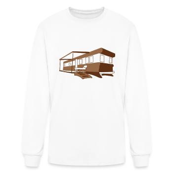 Mobile Home - Men's Long Sleeve T-Shirt - white - Front