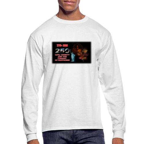 1776 - 2026 - 250 Years USA | Fireworks - Men's Long Sleeve T-Shirt