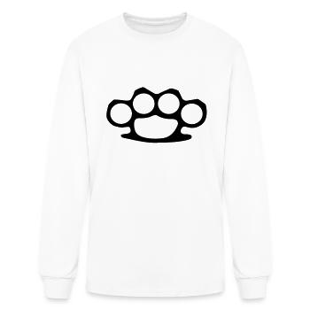 Brass Knuckles - Men's Long Sleeve T-Shirt - white - Front