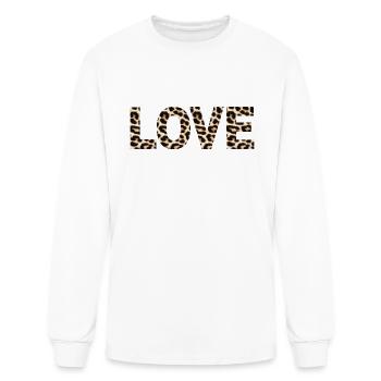 LOVE LEO - Men's Long Sleeve T-Shirt - white - Front