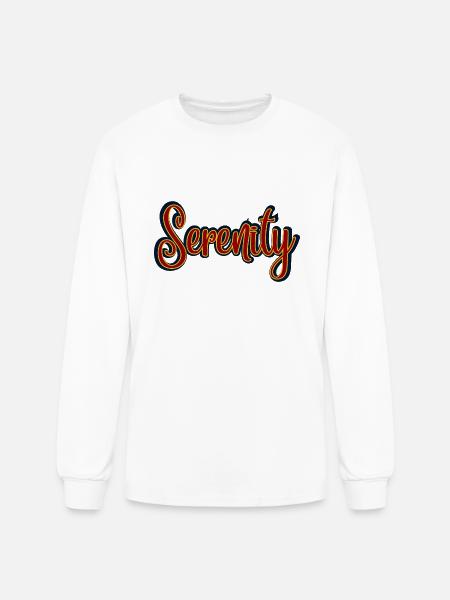 Serenity - Men's Long Sleeve T-Shirt - white