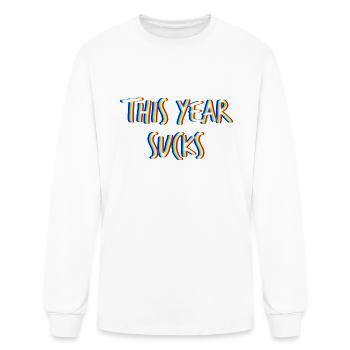 This Year Sucks - Men's Long Sleeve T-Shirt - white - Front