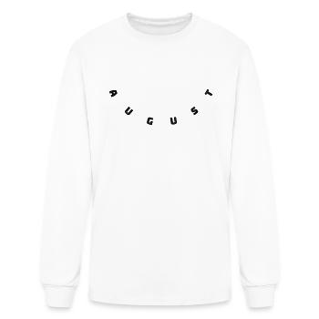 August Month - Men's Long Sleeve T-Shirt - white - Front