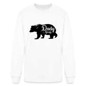 Daddy Bear - Men's Long Sleeve T-Shirt - white - Front