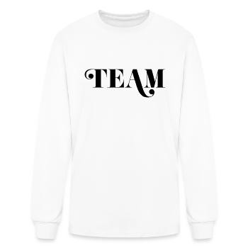 Team - Men's Long Sleeve T-Shirt - white - Front