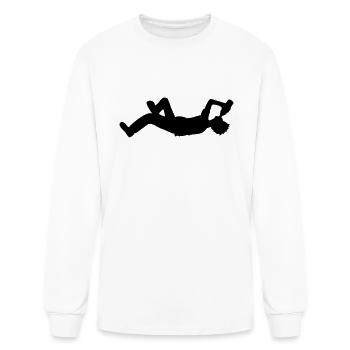 Drinking, drinking, thirsty, drinking, thirsty, dr - Men's Long Sleeve T-Shirt - white - Front