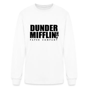 Dunder Mifflin Inc, "The Office" - Men's Long Sleeve T-Shirt - white - Front
