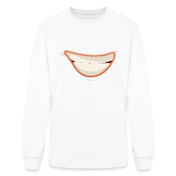 mouth - Men's Long Sleeve T-Shirt - white - Front